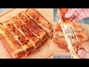 Чесночные сырные хлебные палочки - простой рецепт чесночного хлеба