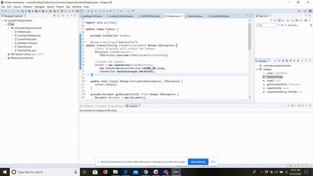 Lucene Tutorial смотреть онлайн