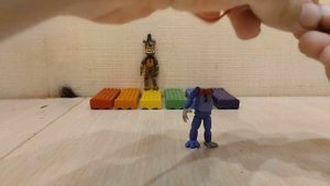 как слепить ОЛД БОННИ из пластилина