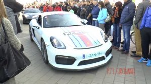 Martini Racing Porsche Cayman GT4 sounds good, looks epic!