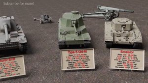Prototype Tanks of World War II - 3D Comparison