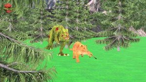 10 Lion Vs 10 Mammoth Elephant Fight Giant Tiger Chase Cow cartoon Saved By 10 Woolly Mammoth T-Rex