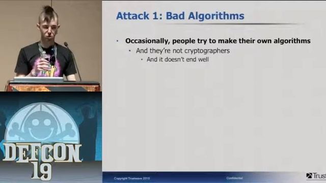 [DEFCON 19] Speaking with Cryptographic Oracles смотреть онлайн