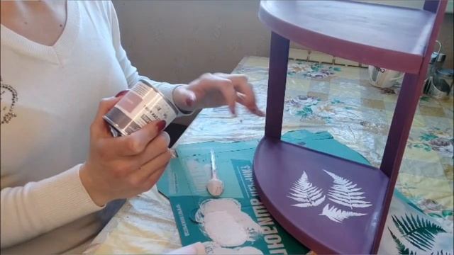Дизайнерская этажерка. Как из старой полки сделать новую.