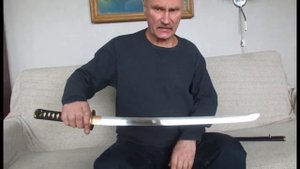 Меч в японском стиле вакидзаси.