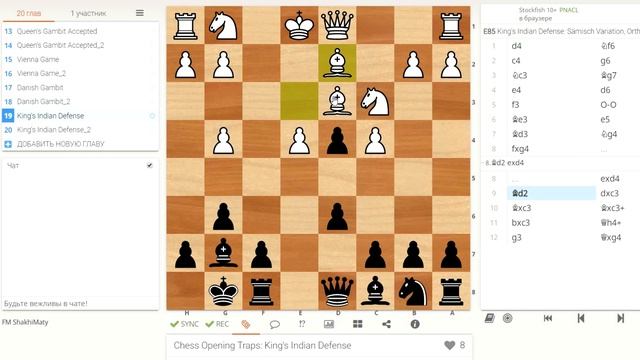 Дебютные ловушки в шахматах. Староиндийская защита смотреть онлайн