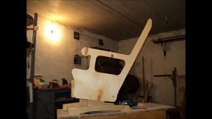 Кресло качалка из листа фанеры своими руками. Rocking chair DIY