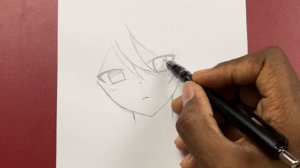 Easy anime drawing | how to draw cute anime girl easy