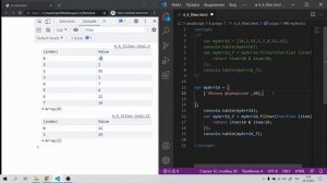 JavaScript JS. Фильтр одномерного и двумерного массива ( filter ).