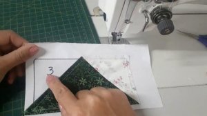 How to make this foundation quilt block?