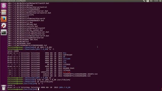 Instalação Manual do Oracle JDK 7 no Ubuntu 16.04 / Kali Linux смотреть онлайн