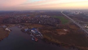 Dji Phantom 3, полет над МКАД, Москва река