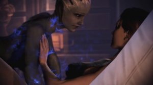 Mass Effect 3 - Liara FemShep Romance Scene