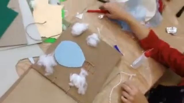 Домик художника, коллаж смотреть онлайн