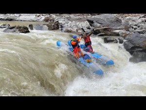 Сплав по реке Чуя. Мажой 2022. Порог Малыш 2 мая