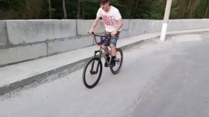 ЧТО БУИТ ЕСЛИ ПОСТАВИТЬ РУЛЬ ОТ МТБ НА BMX?????