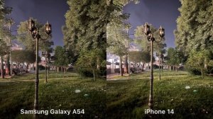 Samsung Galaxy A54 vs iPhone 14 Camera Test