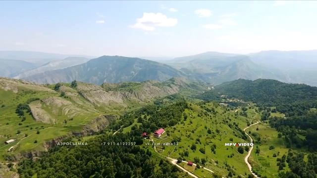 Путешествие в село Гуниб - центр Дагестана горный тур обзор сверху