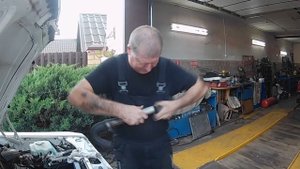 Волга ГАЗ 24 с ДВС Опель Омега А. Замена радиатора, и не только./ GAZ 24 Volga engine opel omega a