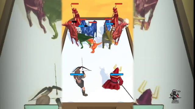 T-rex bergabung jadi besar || Pertarungan dinosaurus 17 . dinosaurs fusion || merge master gameplay