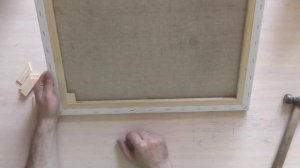 Магазинный холст. Провисли углы. Как исправить