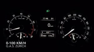 Skoda Superb 3.6 4x4 260 PS 0-100 km/h acceleration