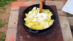 Как пожарить белые грибы с картошкой