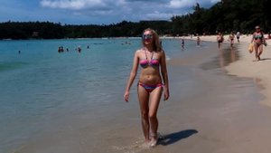 РАЗВРАТ в ТАЙЛАНДЕ. Пляжи пхукета. kata beach. phuket. ДЕВУШКИ на ПЛЯЖЕ