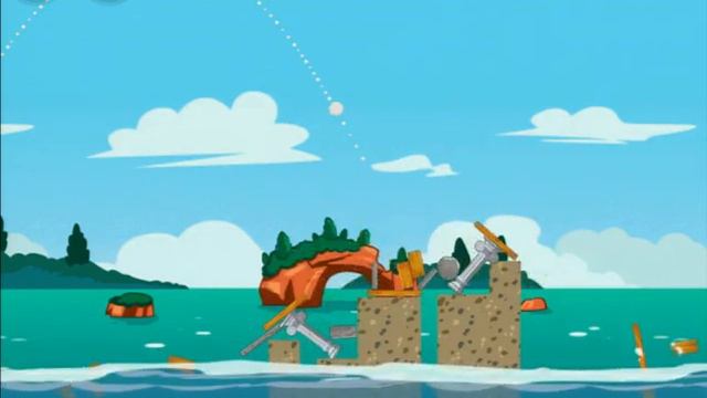 Angry Birds Seasons - Level 1-2 Piglantis 3 Star Walkthrough | WikiGameGuides смотреть онлайн