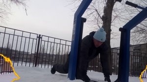 Колхозный кроссфит#86. Зимняя уличная тренировка в спортивном городке. Тренировки после 40