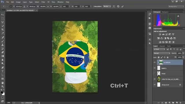 Fifa 18|Football Worldcup special editing tutorial in Photoshop CC Tutorial смотреть онлайн