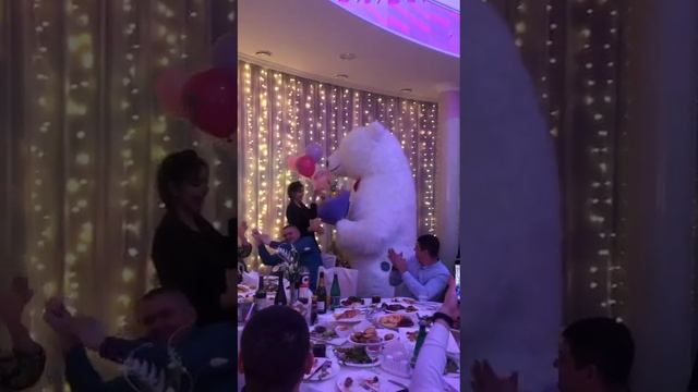 #лучший подарок мишка Пломбир поздравляет с днем рождения