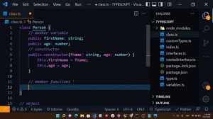 Learn classes in Typescript within 2 minutes ?