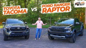 Битва ТИТАНОВ: Toyota Tacoma TRD Off-Road vs Ford Ranger Raptor | Сравнение среднеразмерных пикапов