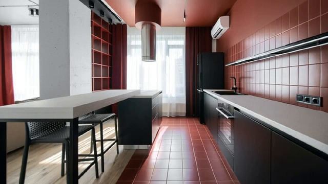 Необычный ремонт студии 52 м? для сдачи в аренду, которая всегда забронирована на месяцы вперёд смотреть онлайн