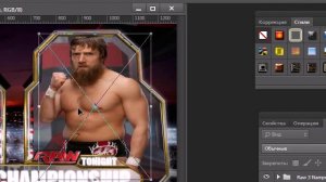 Делаем Вирт Бои WWE Photoshop cs 6