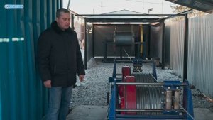 Кабельный цех, установка по смотке и намотке геофизического кабеля