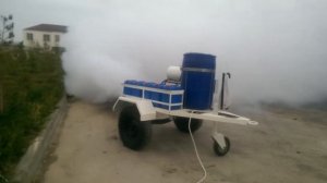 Аэрозольный генератор для дезинфекции крупных помещений формалином.