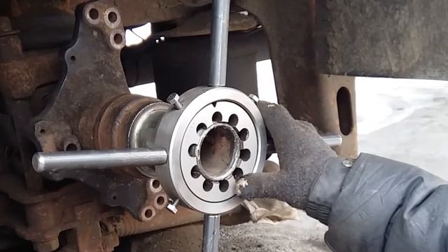 Восстановление резьбы на оси в полевых условиях