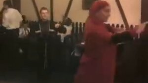Грузинский национальный танец в ресторане Генацвале