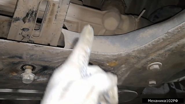 Renault Koleos 2.5 замена сайлентблоков подрамника