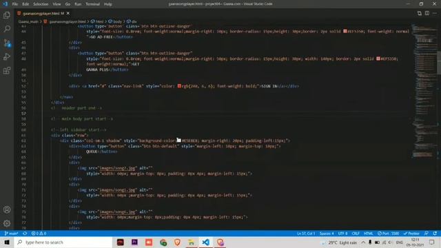 ?Gaana.com page design from scratch using Bootstrap(Part-1) | Source Code?| #project4 #CodeWithDoll смотреть онлайн