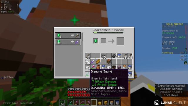 Rushing FULL DIAMOND ARMOR in Hoplite смотреть онлайн