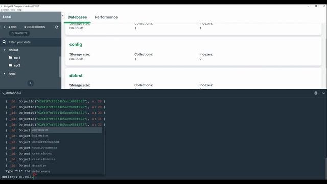 NoSQL MONGODB  몽고디비 입문강좌 #5 커서 cursor