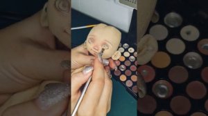 тонировка лица куклы