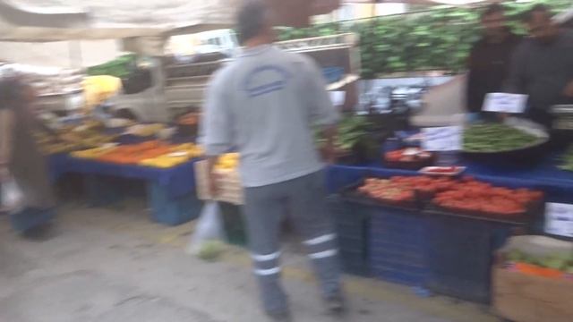 ALANYA Рынок в Оба Понедельник Цены на фрукты и овощи в Алании