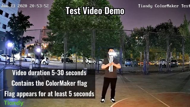 Tiandy #DiscoverColorMaker Night Test Video Demo смотреть онлайн