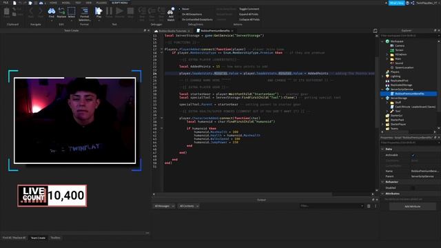 How To Make PLAYER PREMIUM BENEFITS In ROBLOX Studio! смотреть онлайн
