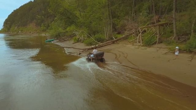 Летние покатушки на квадроцикле / CF Moto / 4x4 / Полный привод / Off road / Нижняя Кама / Елабуга смотреть онлайн