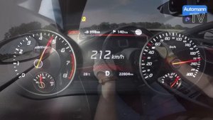 2018 KIA Stinger GT (370hp) - 0-253 km/h acceleration (60FPS)